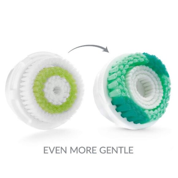 2 PACK Clarisonic Acne Cleansing Brush Head Replacements (2 EACH) NIB SEALED - Picture 10 of 13